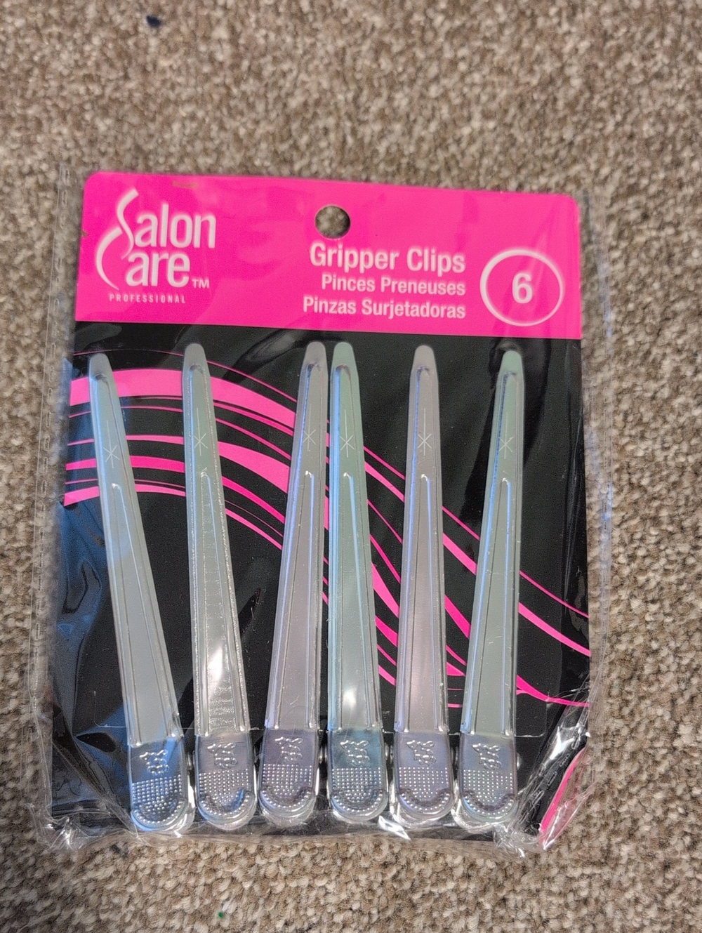 NWT Silver Gripper Clips